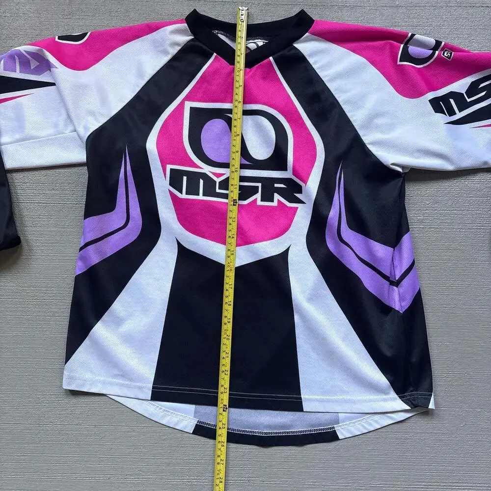 MSR Youth Starlet Motocross Jersey Pink White and Black Size YXL